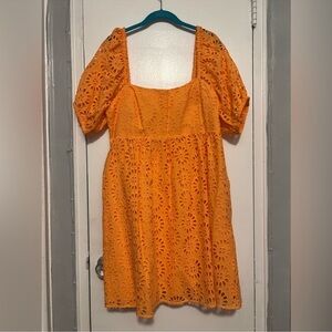 Lilly Pulitzer Orange Eyelet Dress